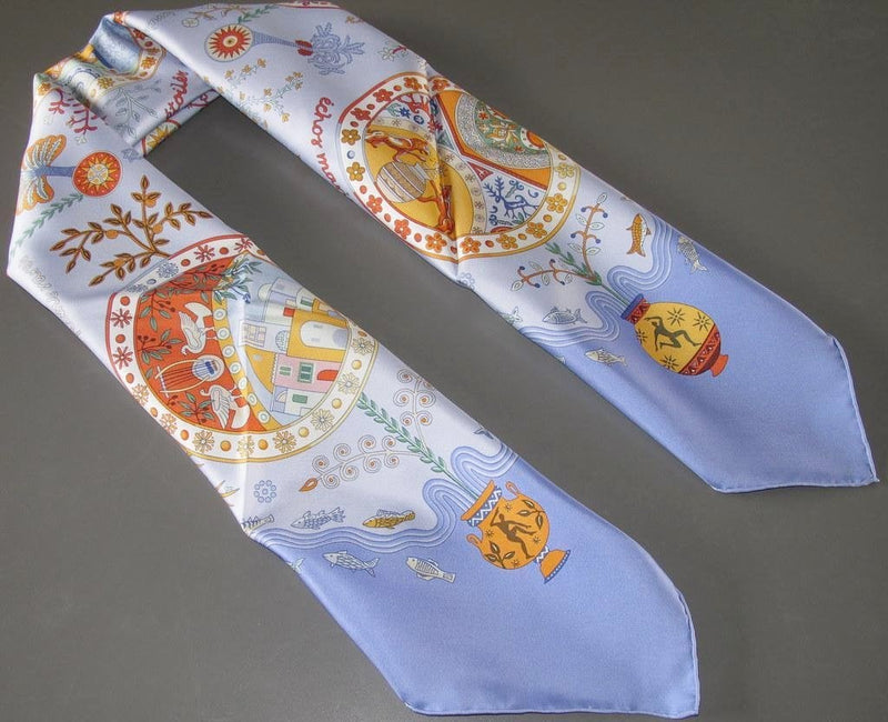 Hermes Escales Mediterraneennes scarf