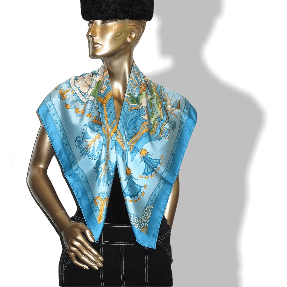Hermes Le Printemps de Thera by Julia Abadie Twill 90