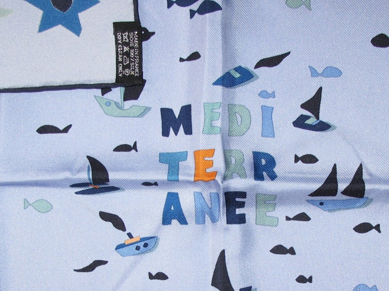 Hermes Rives de la Mediterranee by Karen Petrossian Gavroche Twill 42