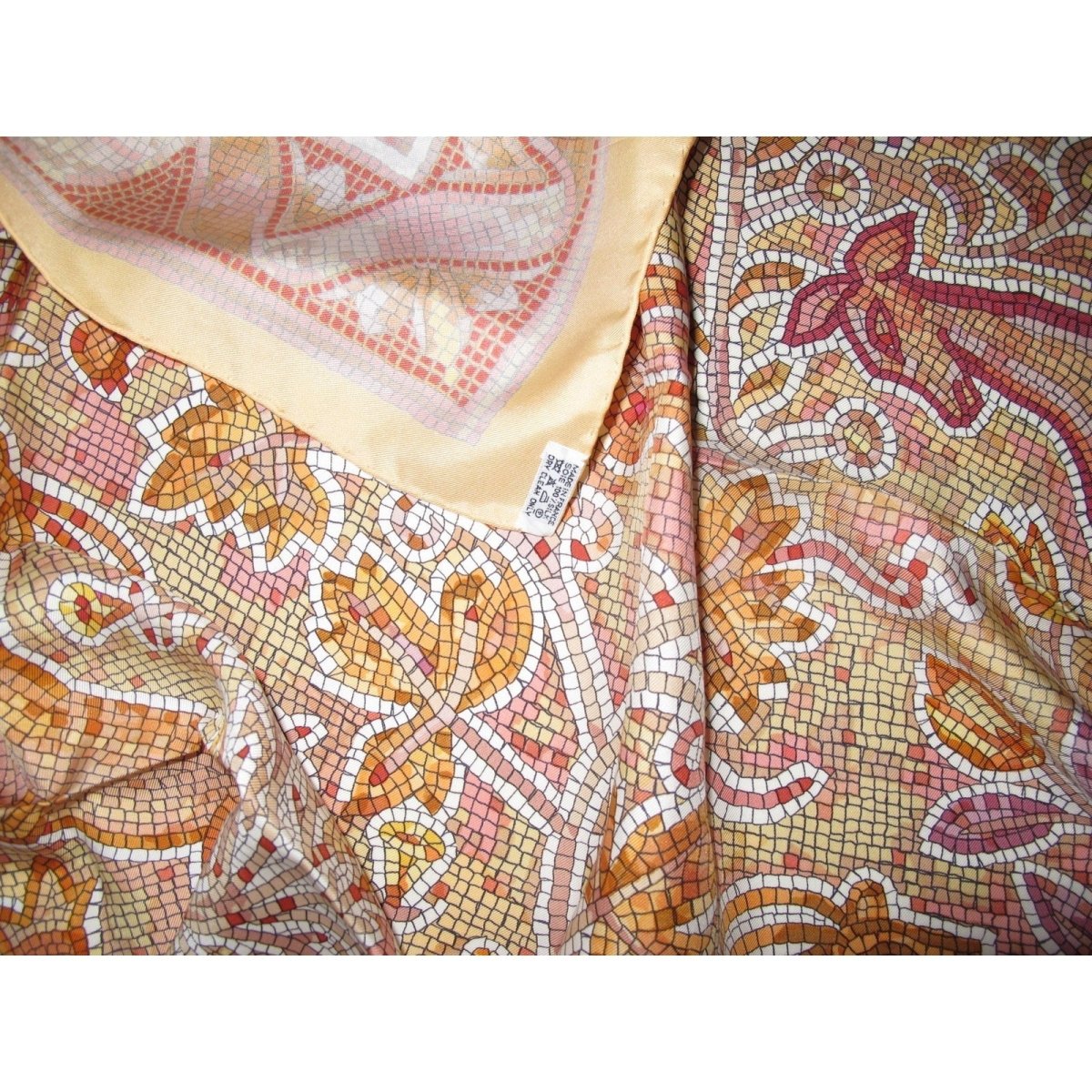 Hermes scarf Mosaics Pavement Twill 90