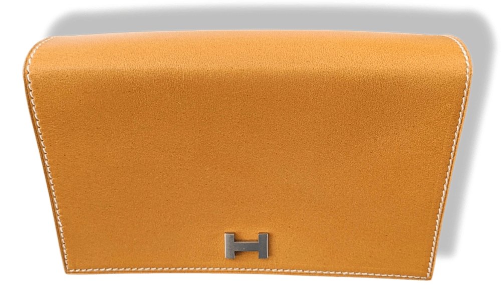 Hermes 2003 Natutal Cow Leather POCHETTE STABLE Belt Bag, BNIB with Dusbag!