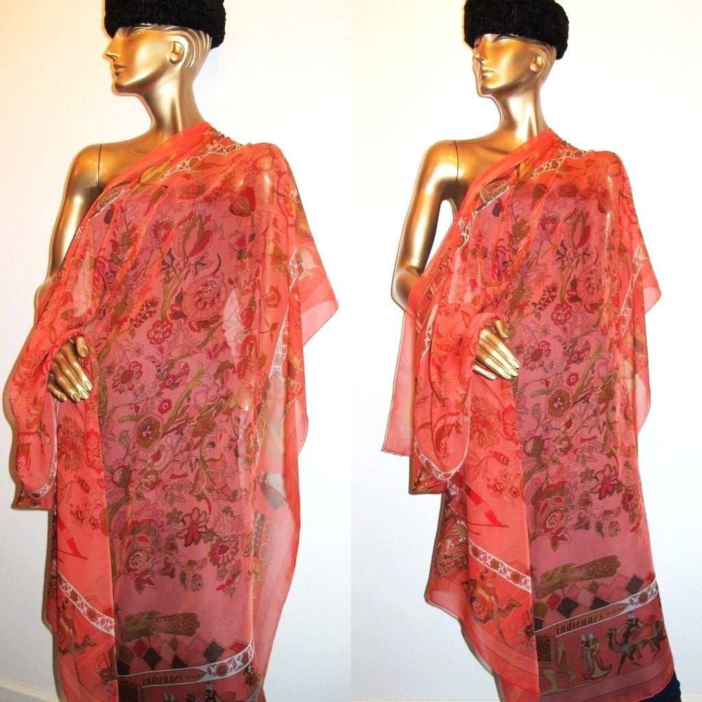 Hermes 2003 Pink Fantaisies Indiennes Mousseline 140