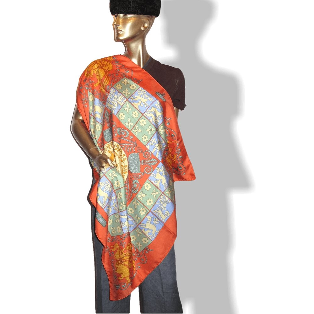 Hermes Special Issue Lille, France Store Opening Hourvari by Henri d'Origny Twill 90