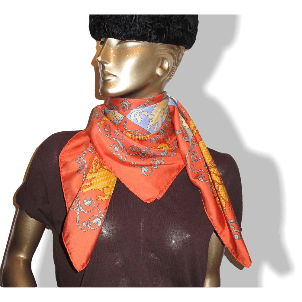Hermes Special Issue Lille, France Store Opening Hourvari by Henri d'Origny Twill 90