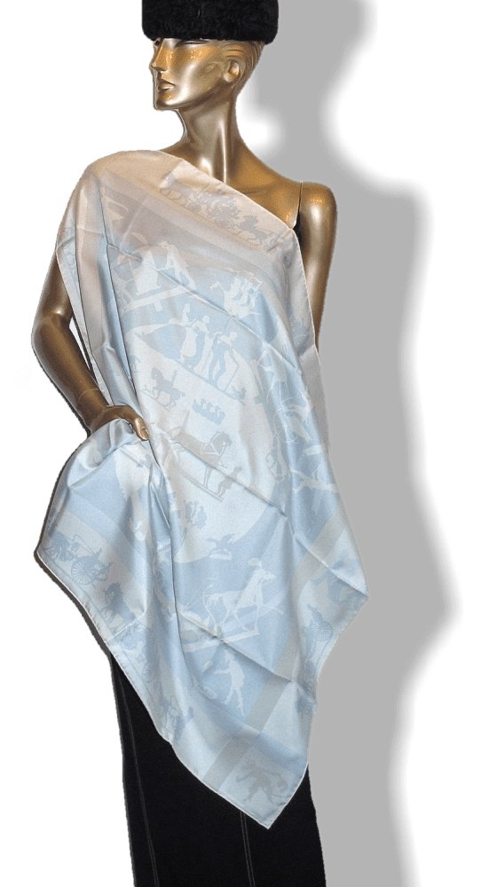 Hermes Jeux d'Ombres Matt Overlay Twill 90
