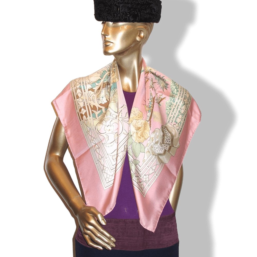 Hermes Le Fleuve Sacre by Vatherine Baschet Twill 90
