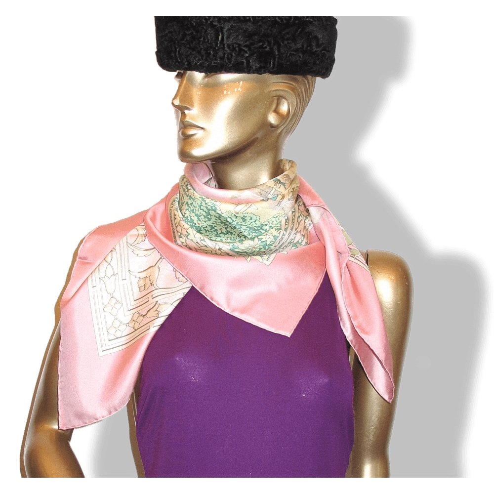 Hermes Le Fleuve Sacre by Vatherine Baschet Twill 90