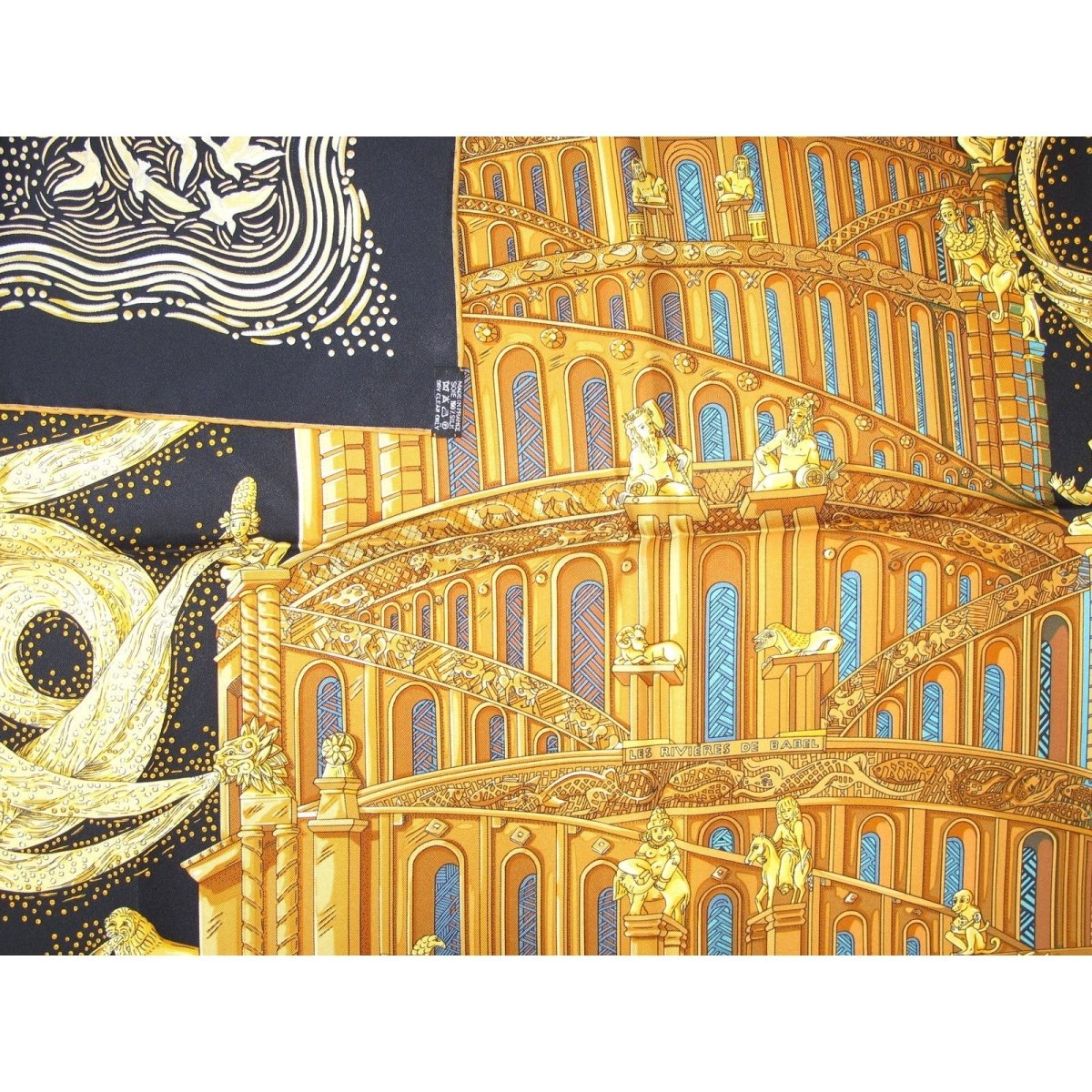 Hermes Rivieres de Babel by Annie Faivre Twill 90
