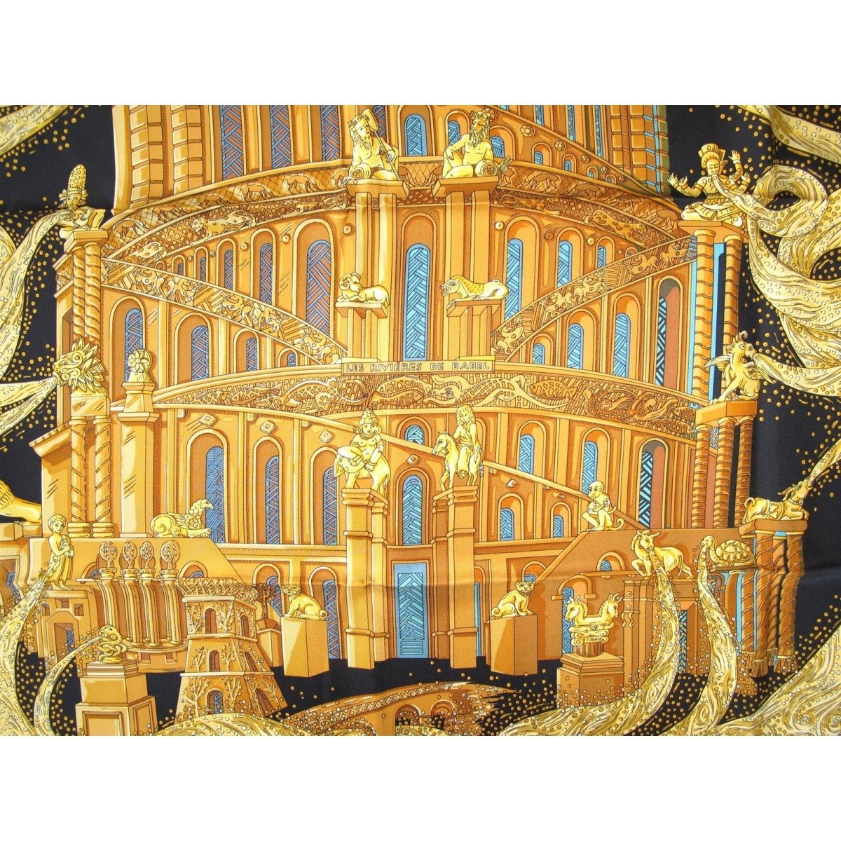Hermes Rivieres de Babel by Annie Faivre Twill 90