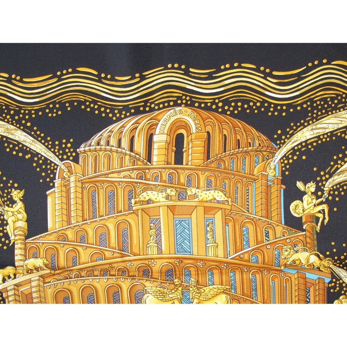 Hermes Rivieres de Babel by Annie Faivre Twill 90