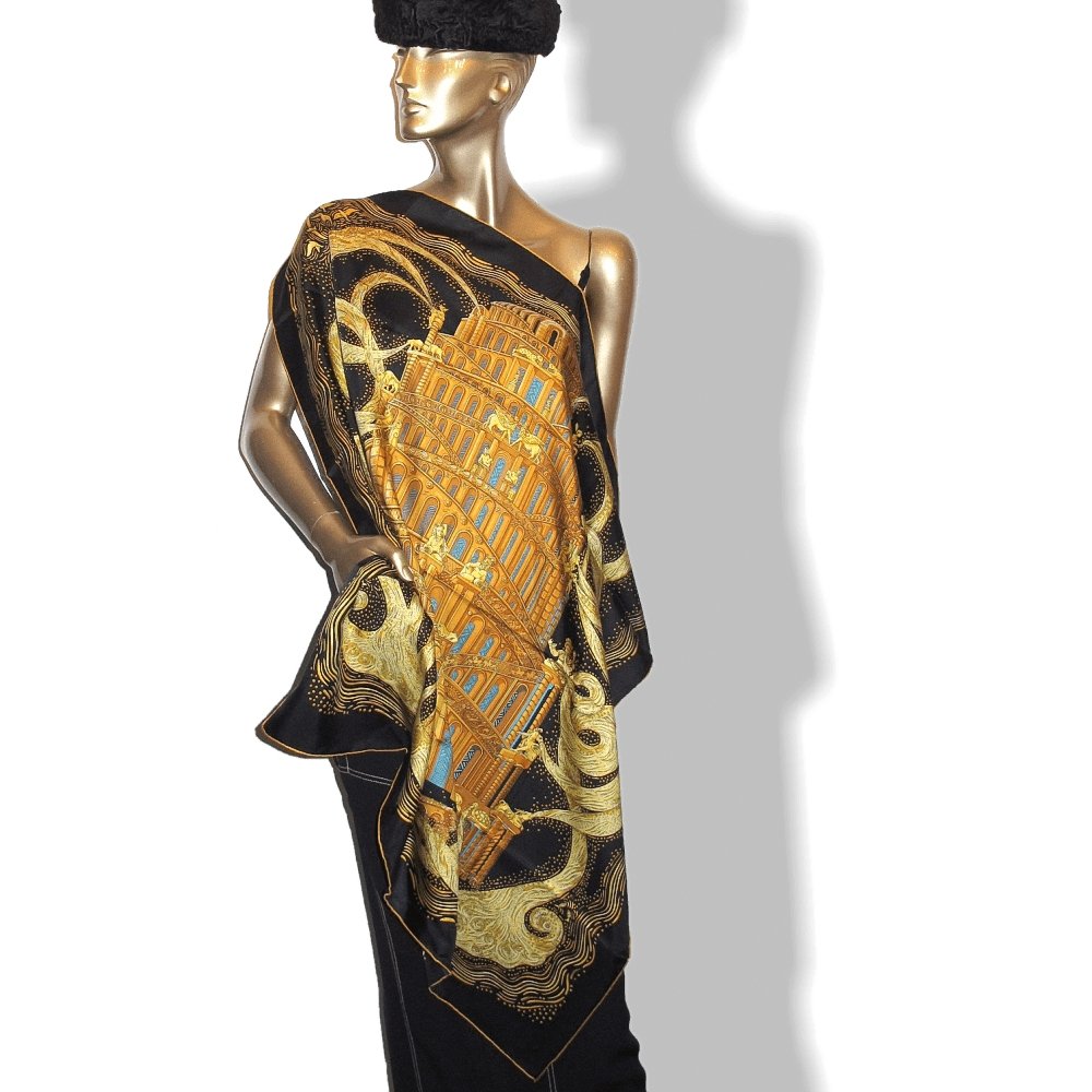 Hermes Rivieres de Babel by Annie Faivre Twill 90