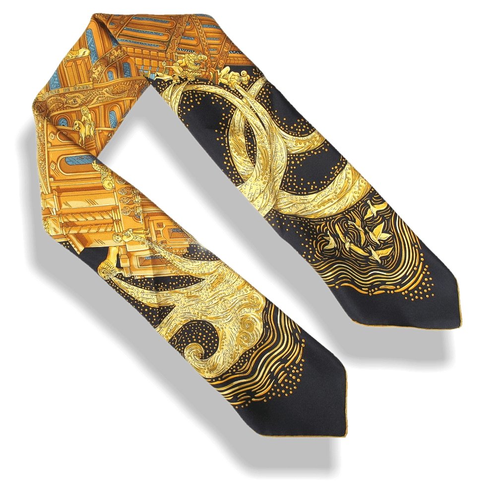 Hermes Rivieres de Babel by Annie Faivre Twill 90