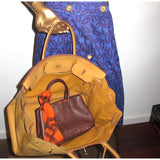 Hermes Chocolate Swift Leather and Bolduc Twilly Garden Party TPM Bag -  Yoogi's Closet