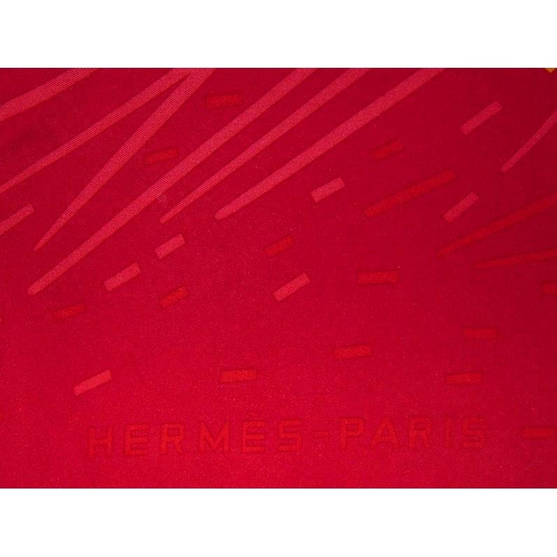 Hermes 2005 Strawberry Pluie d'Etincelles Twill 90 - poupishop