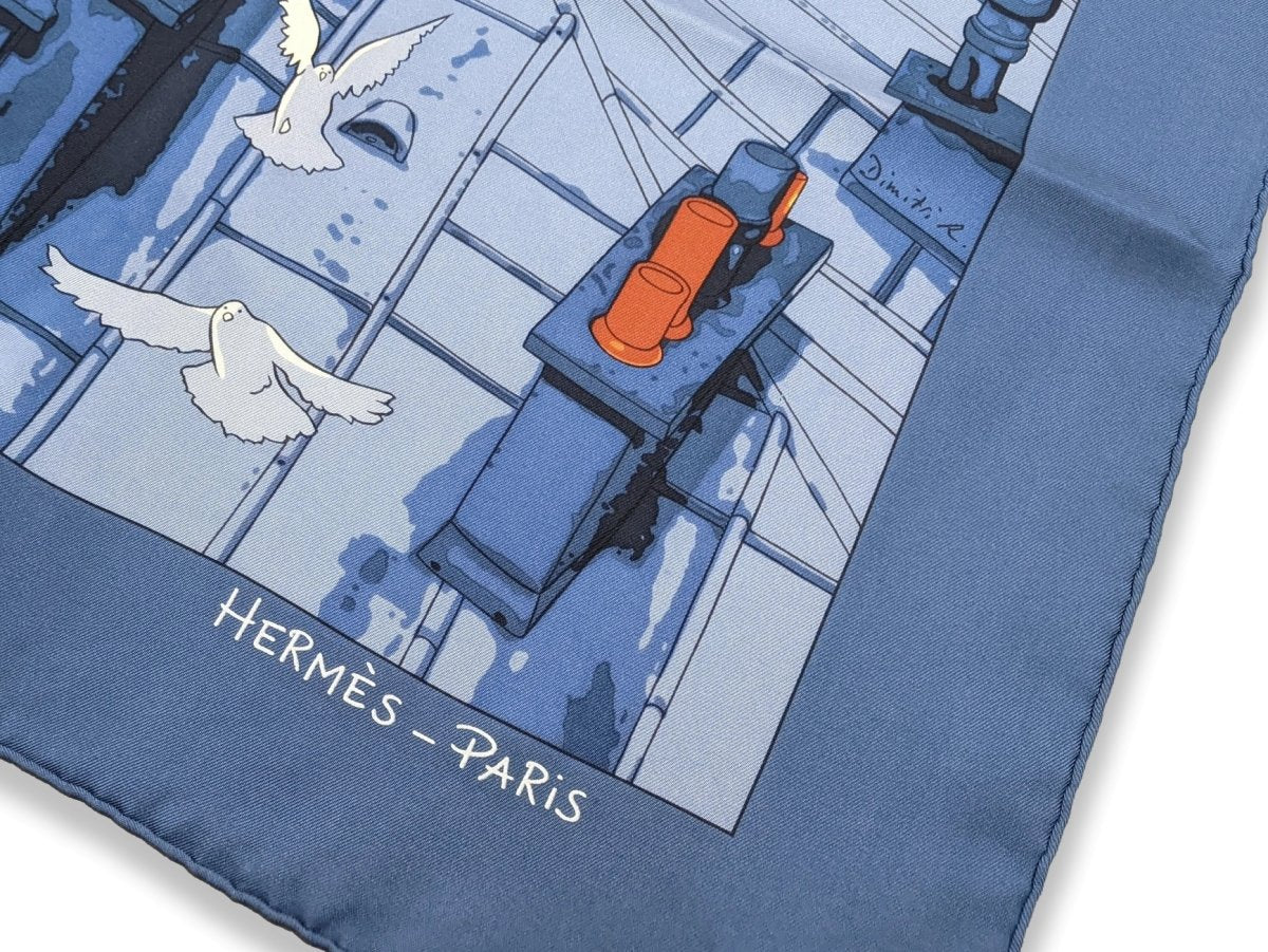 HERMES エルメス 2006 Paris in the air シルクカレ HERMES エルメス 2006 Paris in the air シルクカレ HERMES