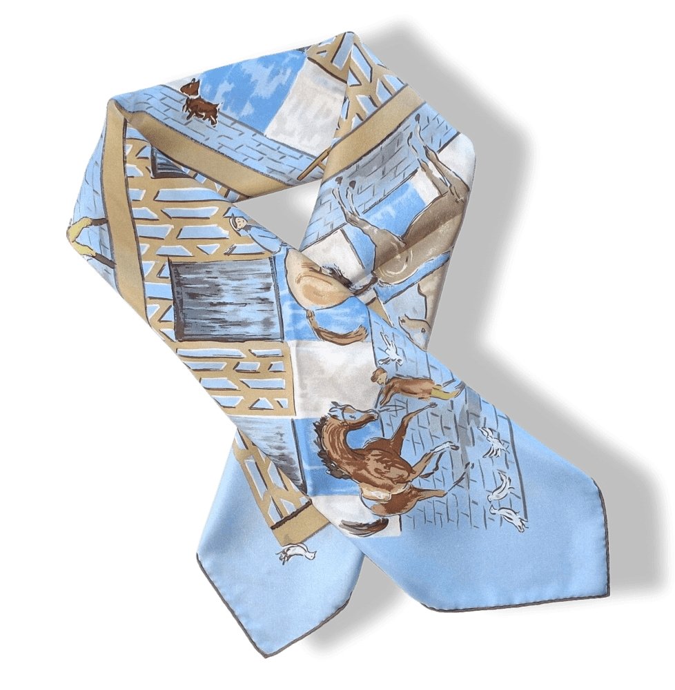 Hermes BOXES J.-L. Clerc Twill Silk 90