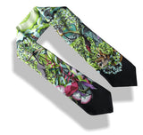 Hermes 2007 Black Au Coeur de la Vie by Aline Honore Twill 90cm Scarf, NIB! - poupishop