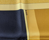 Hermes 2007 Black/Gold SWINGING SAINT GERMAIN Vintage Silk Carre 70 cm, BNWT - poupishop