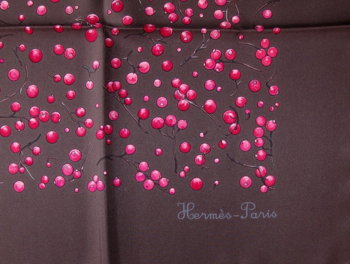 Hermes Red Berries by Leigh. P. Cooke Twill 90