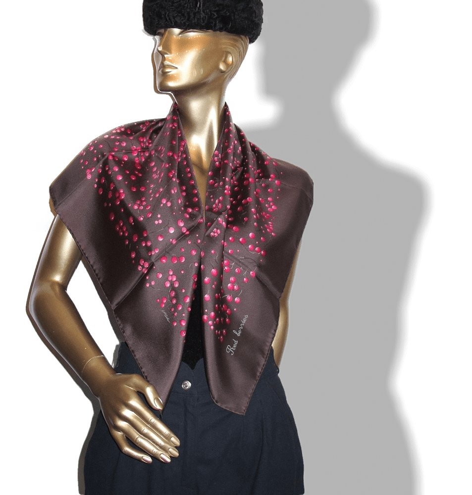 Hermes Red Berries by Leigh. P. Cooke Twill 90