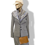 Hermes 2007 Grey CHEVAUX DE FRANCE by Philippe Dumas Twill 90