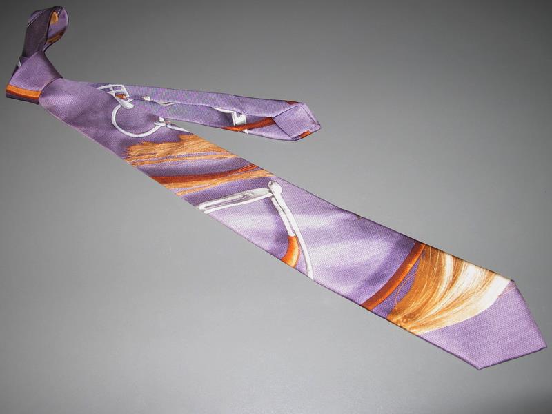 Hermes 2007 Projet Carre Twill Silk Tie
