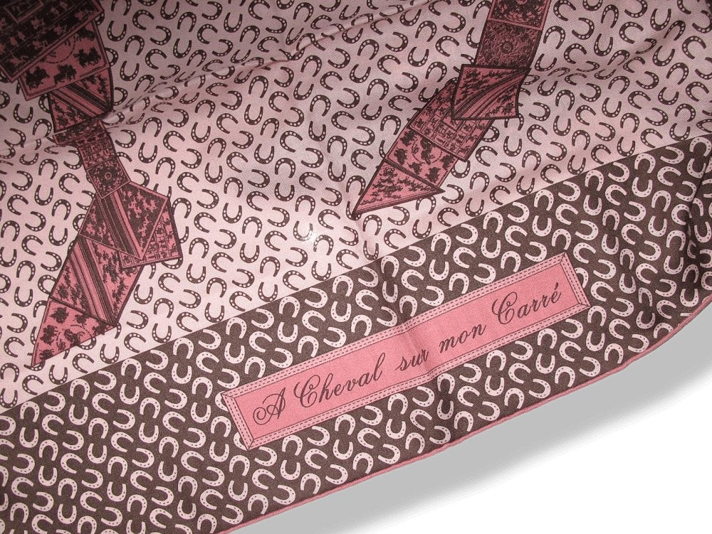 Hermes A Cheval Sur Mon Carre by Bali Barret Cashmere Shawl 140