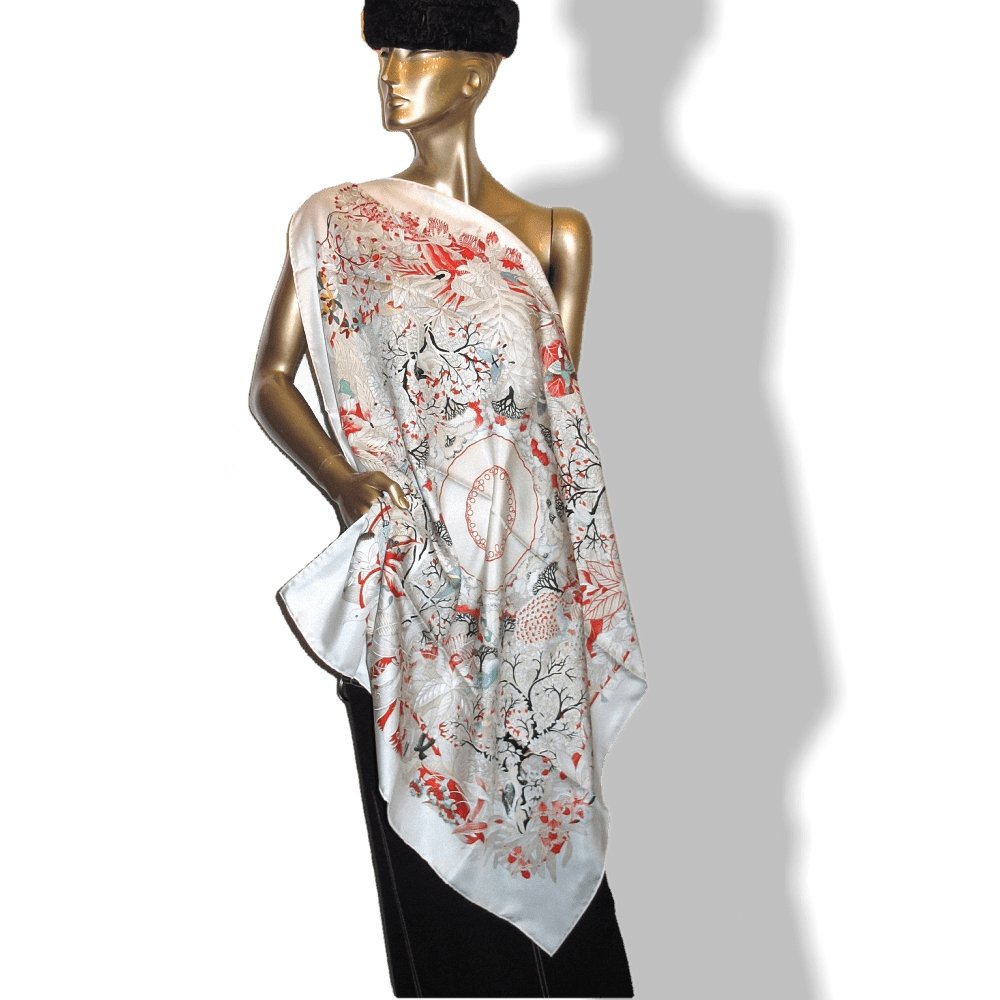Hermes Au Coeur de la Vie by Aline Honore Twill 90