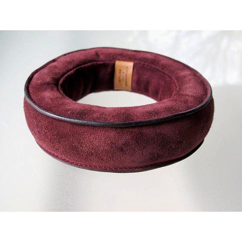 Hermes 2008 Burgundy Doblis Suede Bebi Bracelet