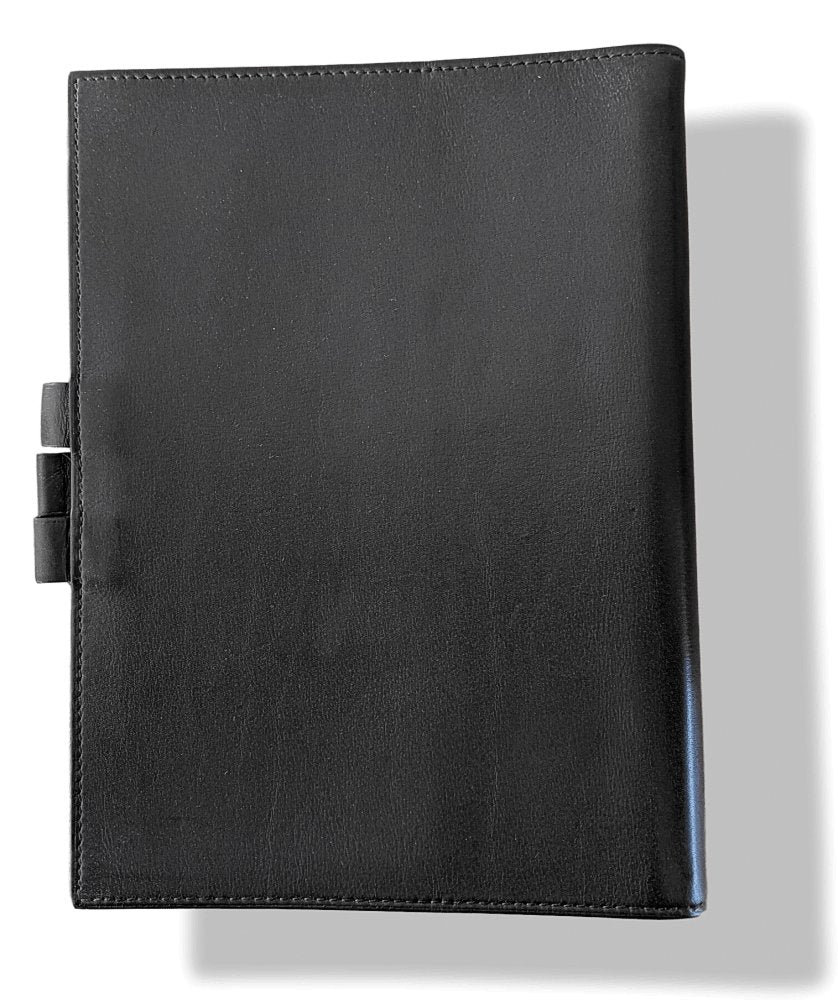 Hermes 2008 Chocolate Barenia Calfskin Cover GLOBE-TROTTER 2 PINS with Silver Pen, BNWTIB!