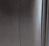 Hermes 2008 Chocolate Barenia Calfskin Cover GLOBE-TROTTER 2 PINS with Silver Pen, BNWTIB!