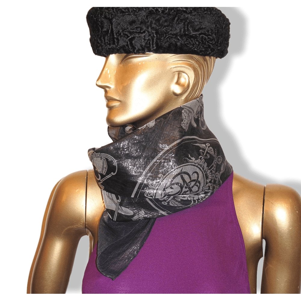 Hermes Special Issue Iridescent Glam Ex Libris 70% Silk Scarf 70cm