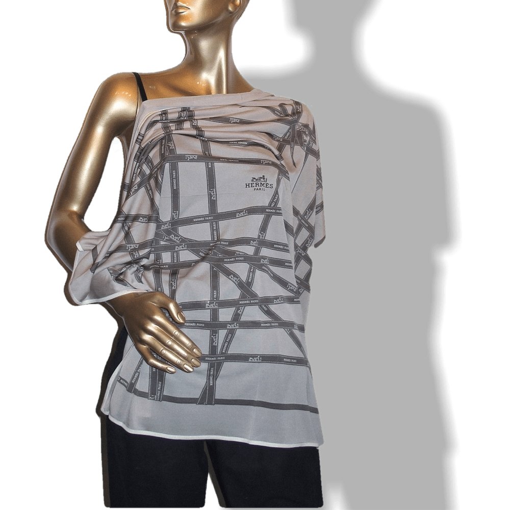 Hermes Bolduc Jersey Fluide 90