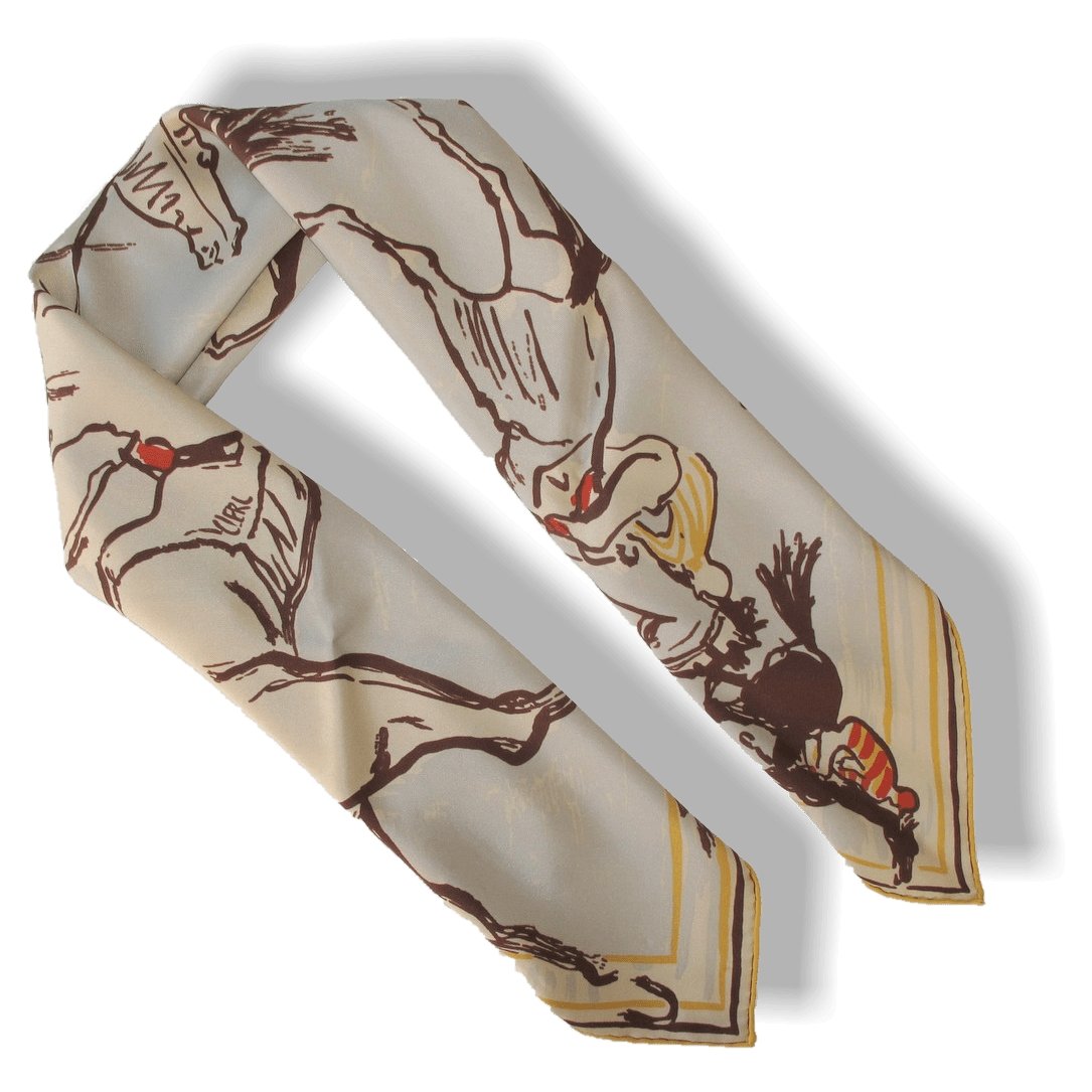 Hermes 2009 Finish by Jean-Louis Clerc Vintage Silk 70