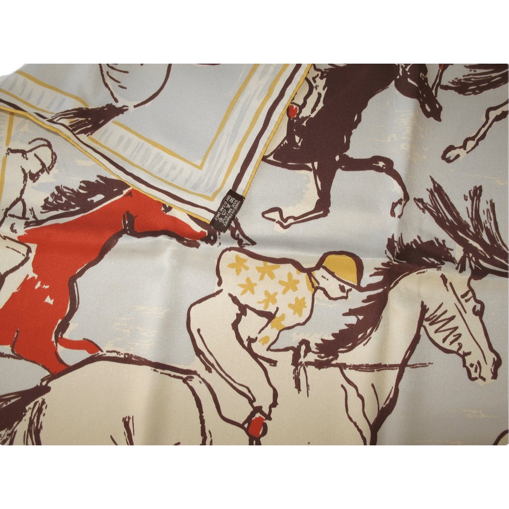 Hermes 2009 Finish by Jean-Louis Clerc Vintage Silk 70