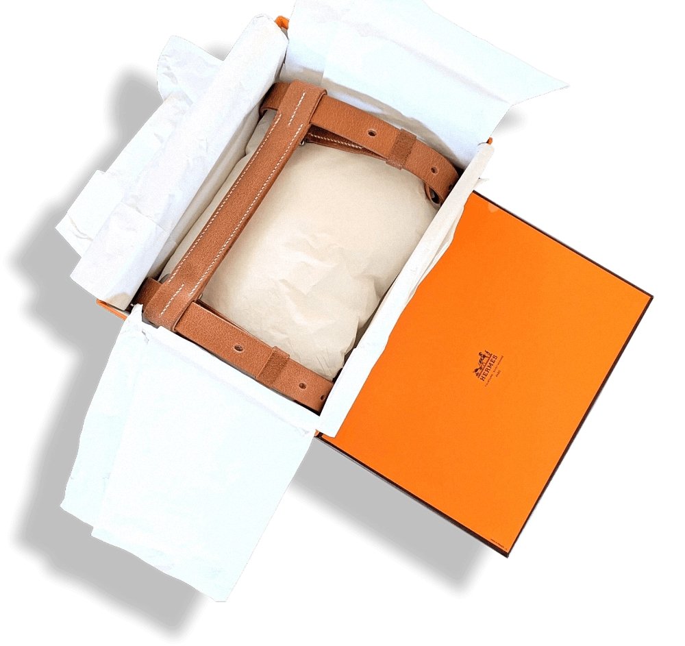 Hermes 2009 Natural Cow/ Palladium Rond BEACH TOWEL CARRIER, Rare, BNIB!