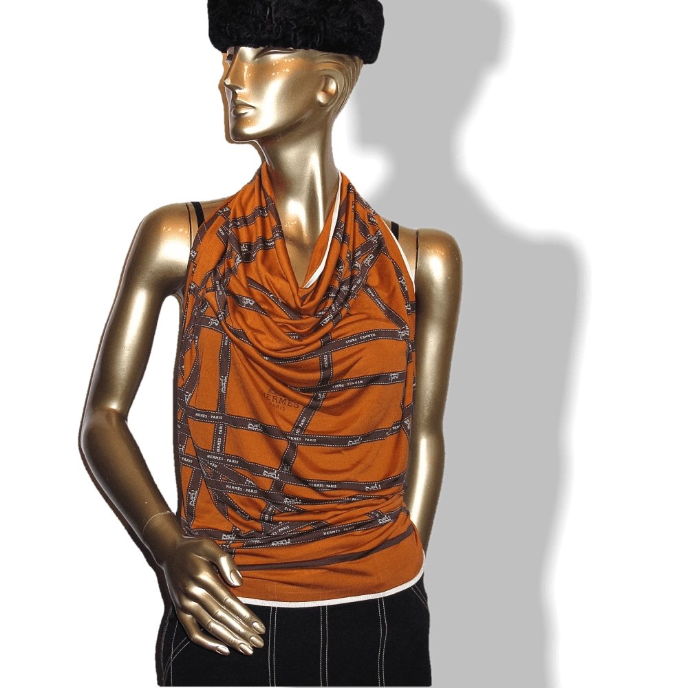 Hermes Bolduc Jersey Fluide 90
