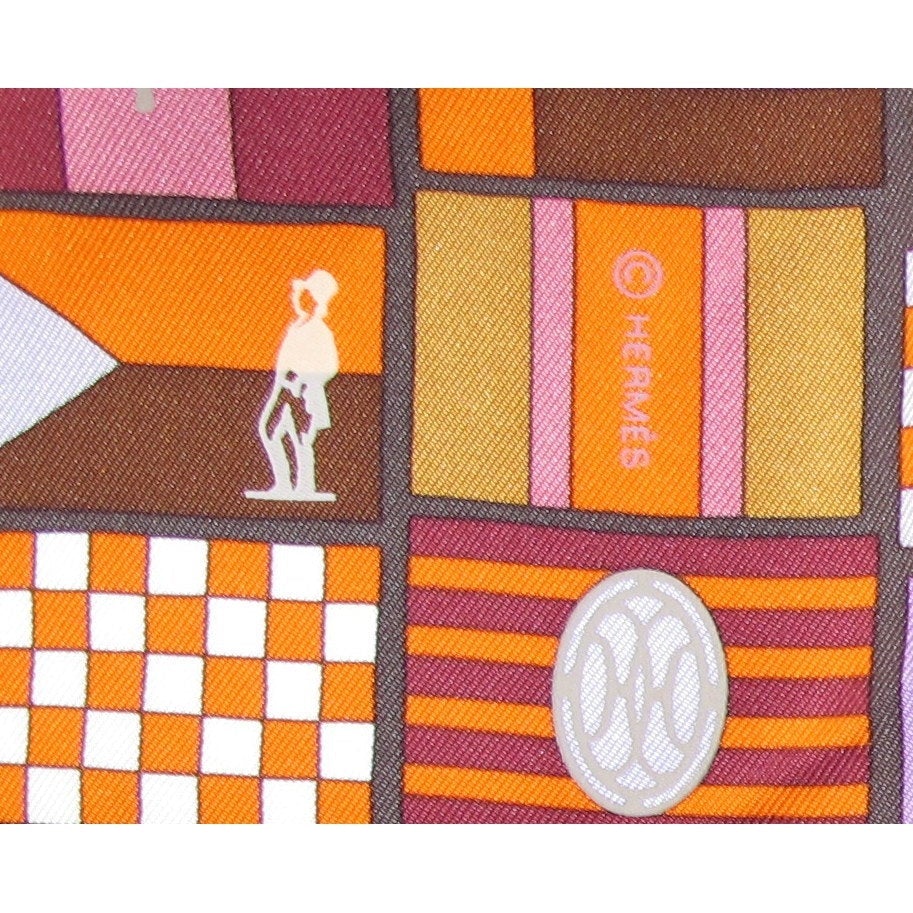 Hermes Hermes En Voyage Twill 90