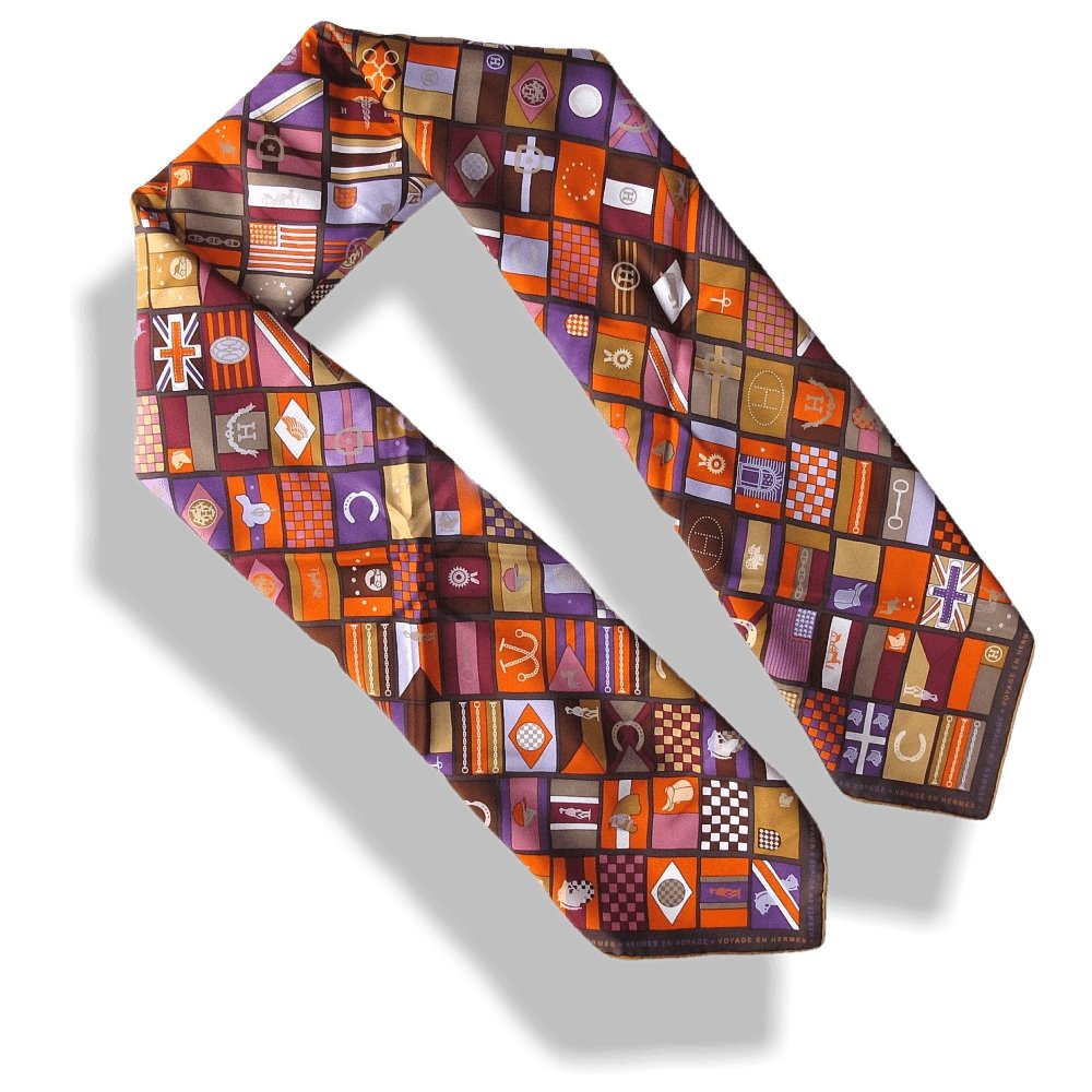Hermes Hermes En Voyage Twill 90