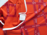 Hermes 2009 Red Orange Bolduc Jersey Fluide 90, New! - poupishop