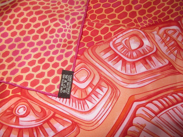 Hermes 2009 Rose De Madras a Zakynthos Twill 90 New in Box!