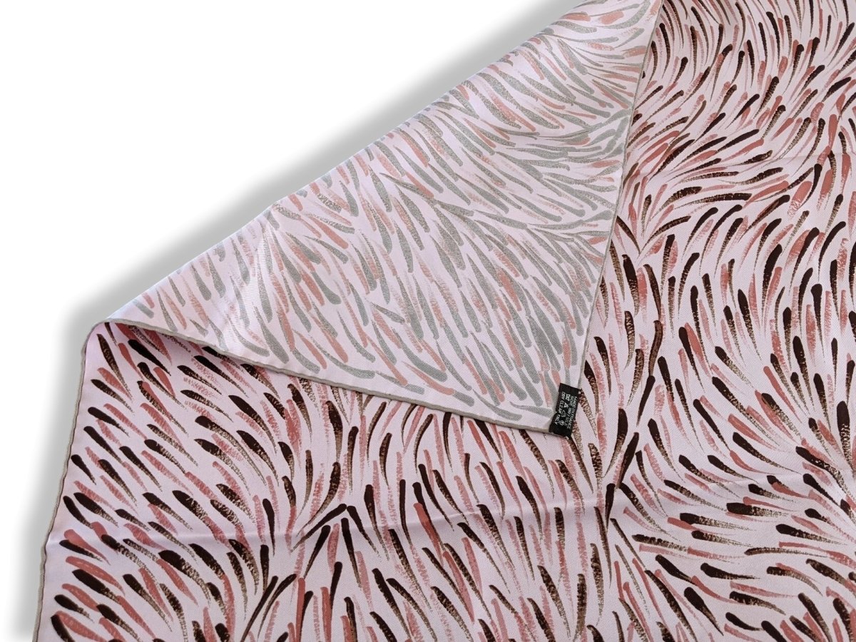 Hermes 2009 Rose Le Reve de Gloria by Gloria Petyarre Twill 90, Mint in Box! - poupishop