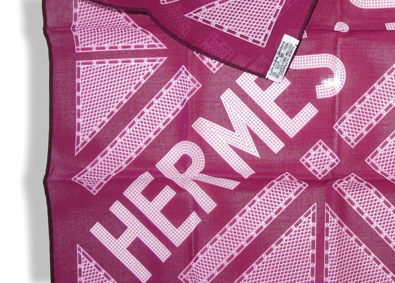 Hermes Sellier by Benoit Pierre-Emery Cotton Gavroche Scarf 45