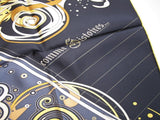 Hermes 2010 Black/Gold/Grey H Comme Histoires Twill 90cm, NIB! - poupishop