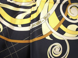 Hermes 2010 Black/Gold/Grey H Comme Histoires Twill 90cm, NIB! - poupishop