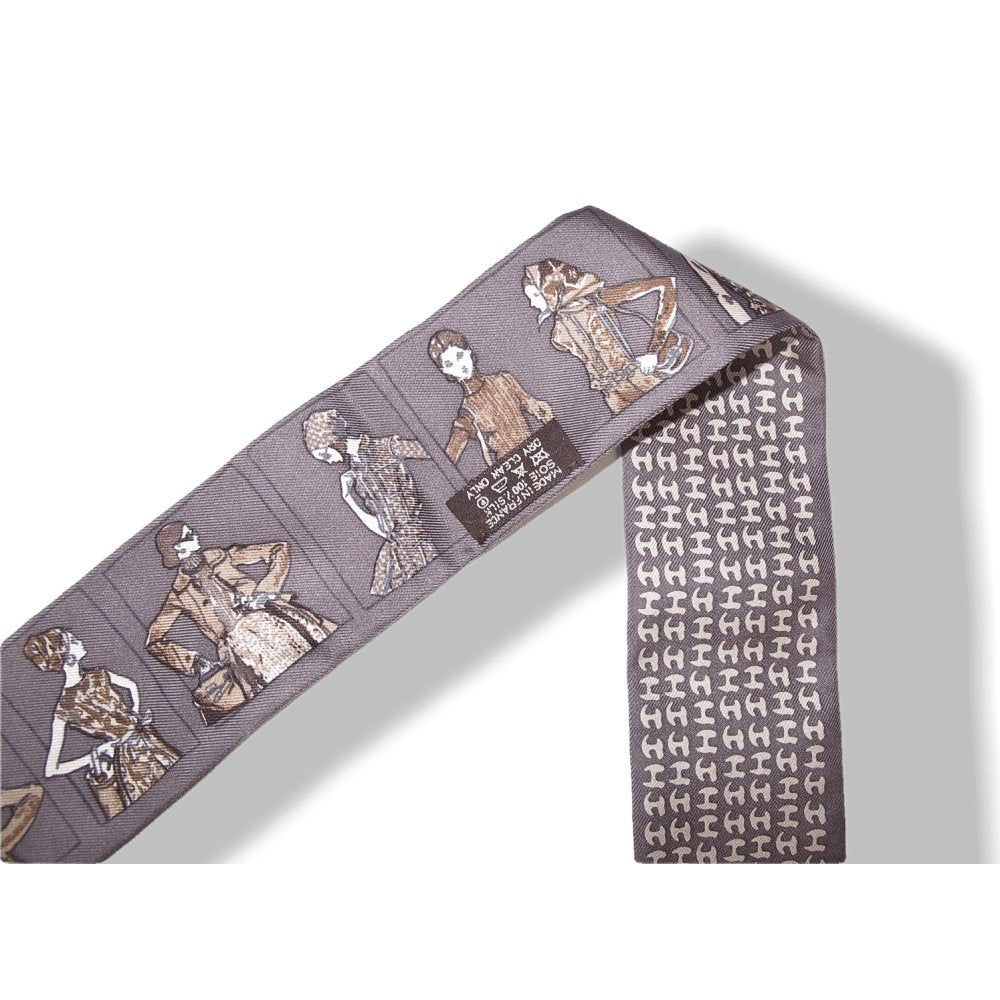 Hermes 2010 Etoupe Printemps Ete 69, Automne Hiver 70 Twilly, NIB! - poupishop