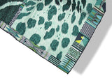 Hermes 2010 Green Green Pelages et Camouflages by Aline Honore Twill 90cm, New! - poupishop