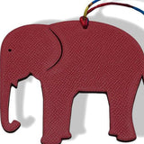 Hermes 2010 Red/Black Elephant Petit H Bag Charm GM, NIB! - poupishop