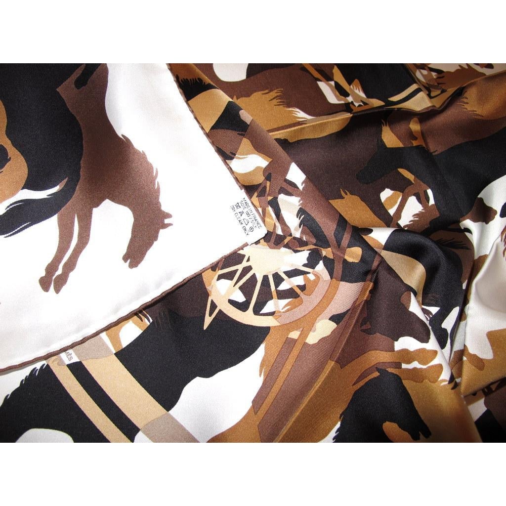Hermes  Ex Libris Camouflage scarf Twil carre