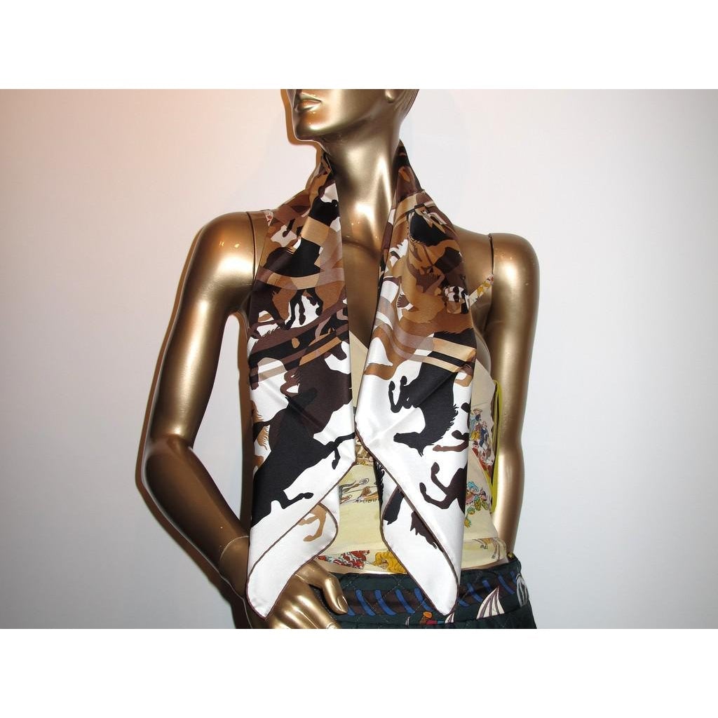 Hermes  Ex Libris Camouflage scarf Twil carre